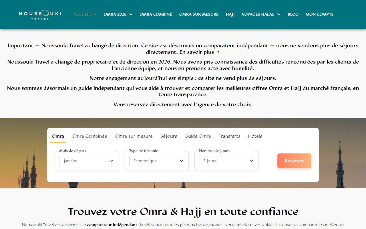 Capture NoussoukiTravel.com